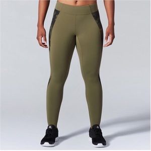 Second Skin Olive Green Leggings